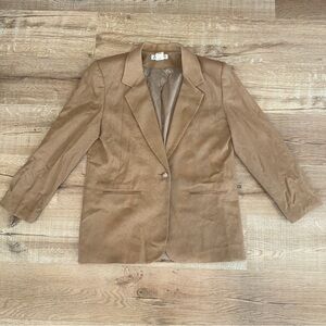 Vintage Alison Craig Light Brown Blazer, 12